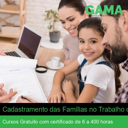 Cadastramento das Famílias no Trabalho do ACS